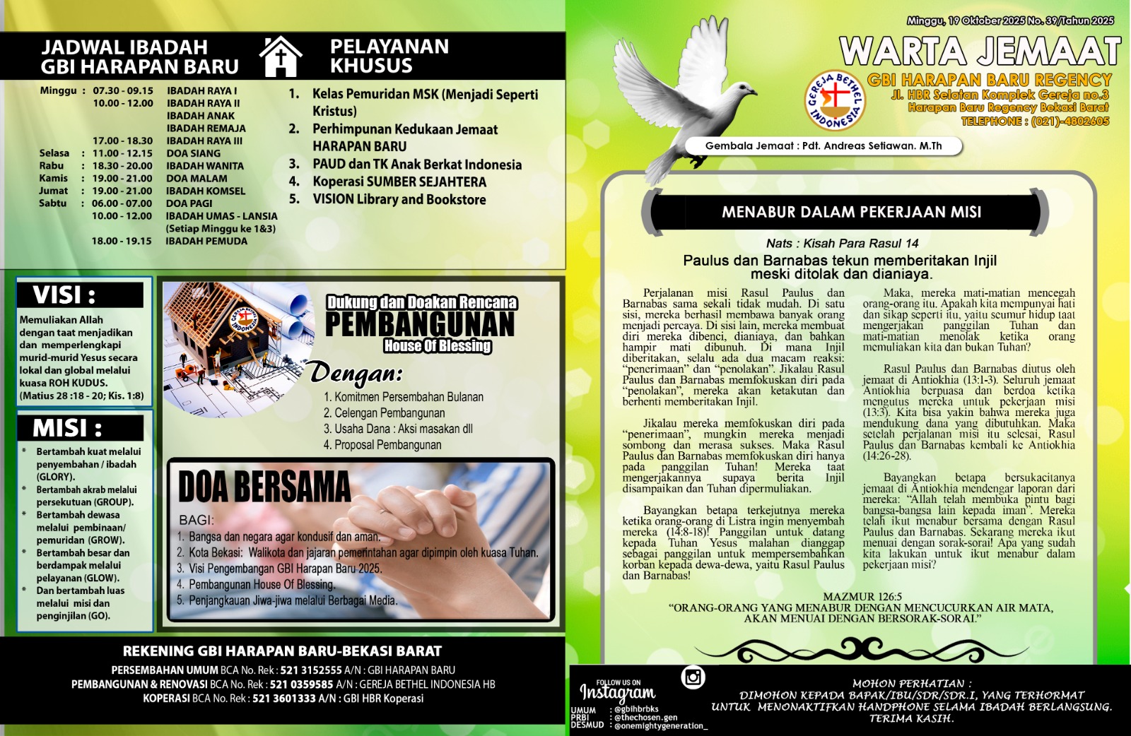 Warta Jemaat GBI Harapan Baru